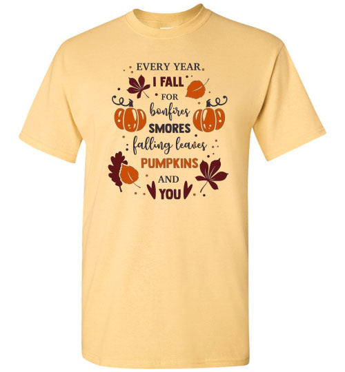 Fall Autumn Graphic Tee Shirt Top