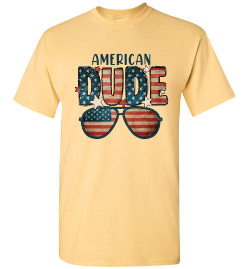 American Dude Patriotic American Tee Shirt Top 32895