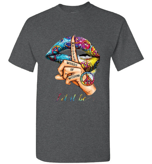 Let It Be Peace Hippie Tee Shirt Top T-Shirt