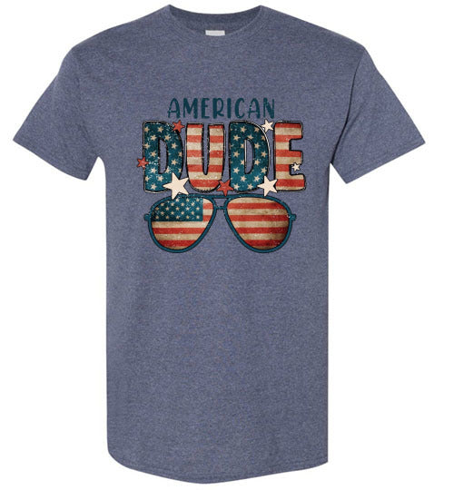 American Dude Patriotic American Tee Shirt Top 32895