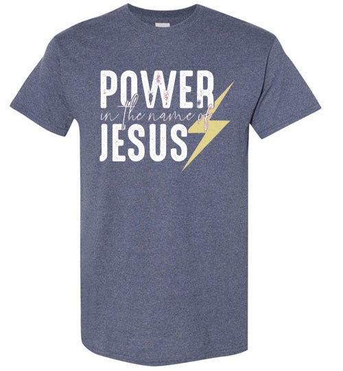 Power In The Name Of Jesus Christian Tee Shirt Top