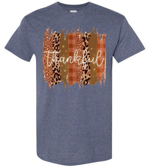 Thankful Fall Graphic Tee Shirt Top