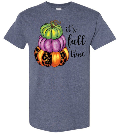 It's Fall Time Tee Shirt Pumpkin Top T-Shirt