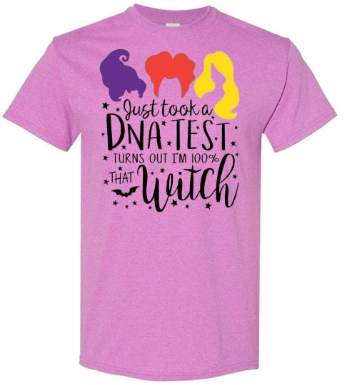Hocus Pocus Dna Test Witch Tee Shirt Top T-Shirt