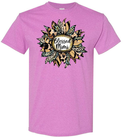 Blessed Mimi Grandmother Grandma Tee Shirt Top T-Shirt
