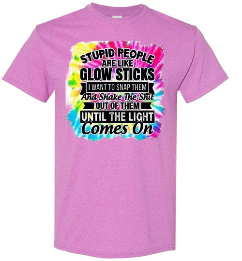 Funny Stupid People Tee Shirt Top T-Shirt