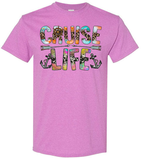 Cruise Life Graphic Tee Shirt Top