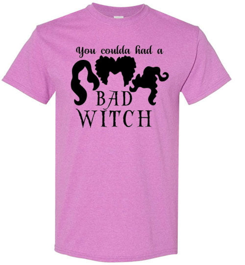 You Could Of Had A Bad Witch Funny Halloween Tee Shirt Top T-Shirt