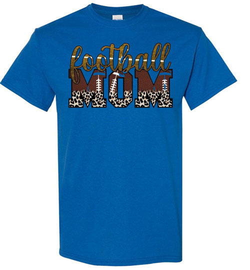 Football Mom Sports Football Graphic Tee Shirt Top