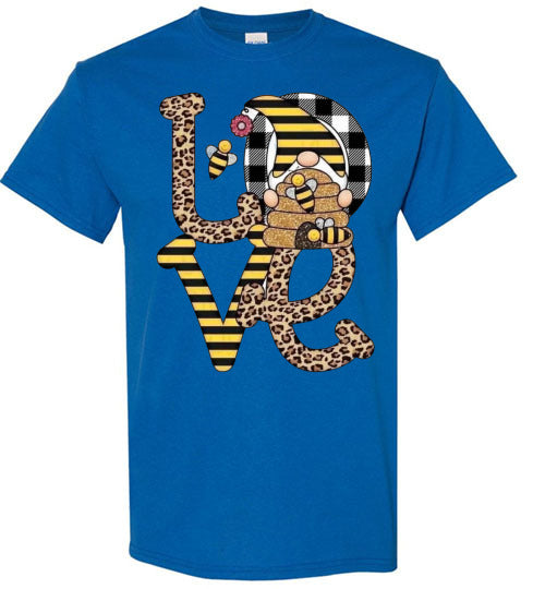 Love Bee Hive Tee Shirt Top T-Shirt