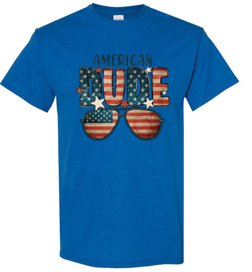 American Dude Patriotic American Tee Shirt Top 32895