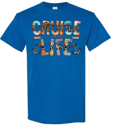 Cruise Life Graphic Tee Shirt Top