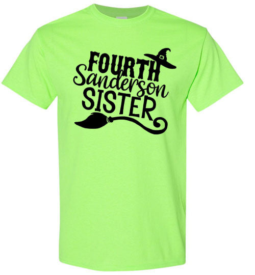 Fourth Sanderson Sister Halloween Witch Graphic Tee Shirt Top