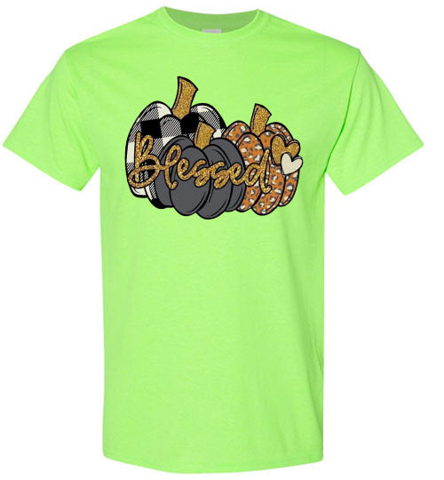 Blessed Fall Pumpkin Tee Shirt Top T-Shirt