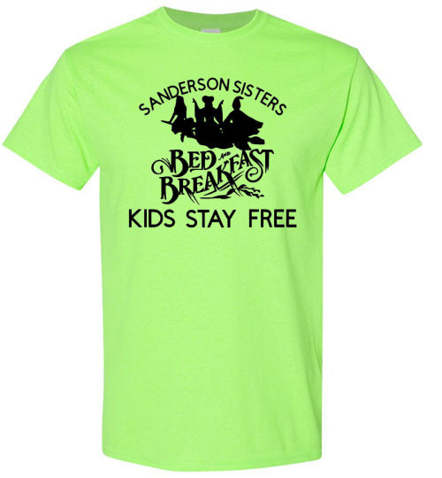 Sanderson Sisters Bed And Breakfast Halloween Witch Graphic Top Shirt