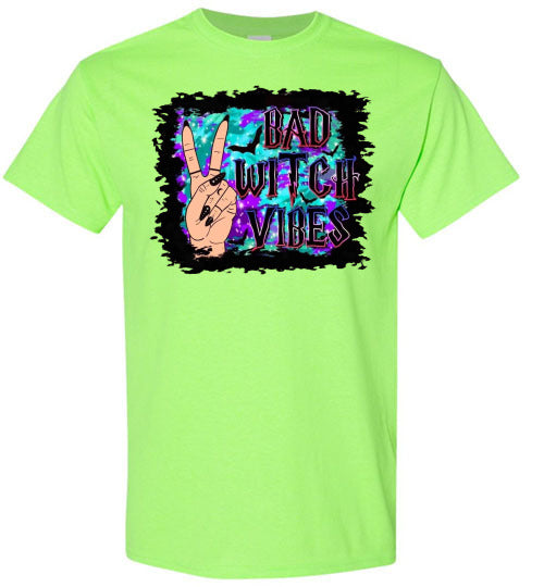 Bad Witch Vibes Halloween Tee Shirt Top T-Shirt