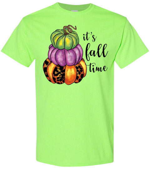 It's Fall Time Tee Shirt Pumpkin Top T-Shirt
