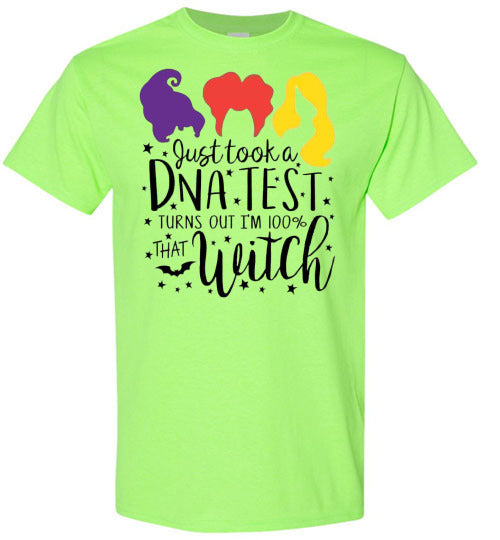 Hocus Pocus Dna Test Witch Tee Shirt Top T-Shirt