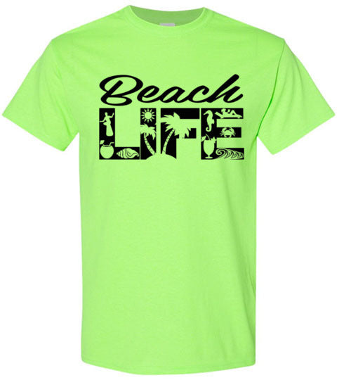 Beach Life Tee Shirt Top T-Shirt