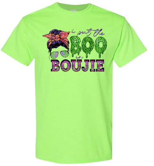 i Put The Boo In Boujie Fall Halloween Tee Shirt Top T-Shirt