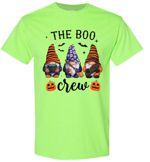 The Boo Crew Gnome Halloween Tee Shirt Top
