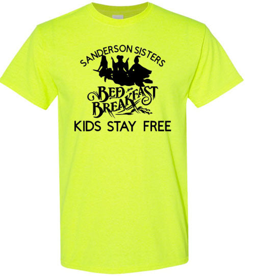 Sanderson Sisters Bed And Breakfast Halloween Witch Graphic Top Shirt