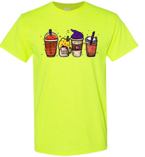 Hocus Pocus Starbucks Drink Witch Graphic Tee Shirt top