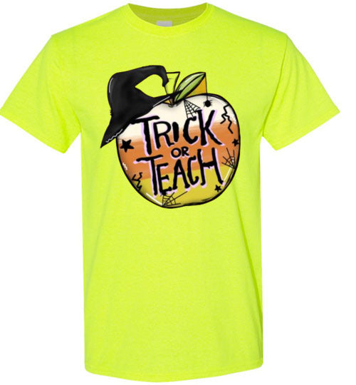 Trick Or Teach Graphic Tee Shirt Top T-Shirt