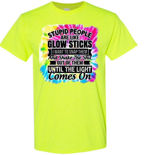 Funny Stupid People Tee Shirt Top T-Shirt