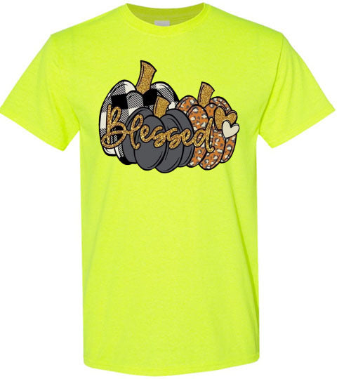 Blessed Fall Pumpkin Tee Shirt Top T-Shirt