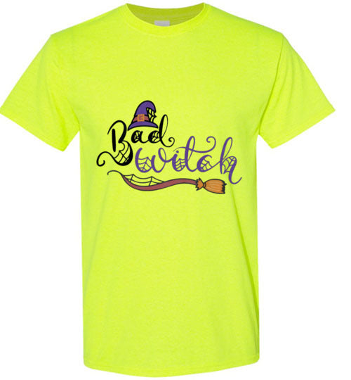 Bad Witch Halloween Tee Shirt Top T-Shirt