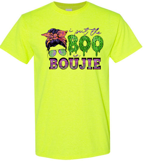 i Put The Boo In Boujie Fall Halloween Tee Shirt Top T-Shirt