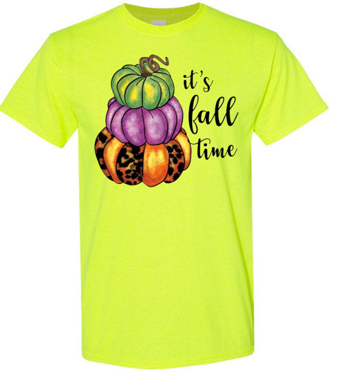 It's Fall Time Tee Shirt Pumpkin Top T-Shirt