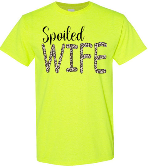 Spoiled Wife Funny Tee Shirt Top T-Shirt