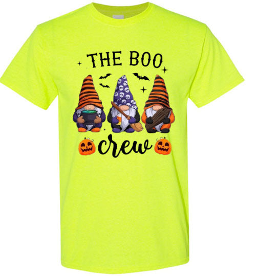 The Boo Crew Gnome Halloween Tee Shirt Top