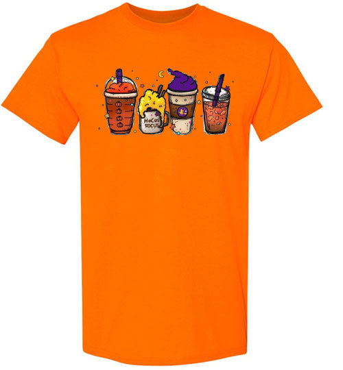 Hocus Pocus Starbucks Drink Witch Graphic Tee Shirt top