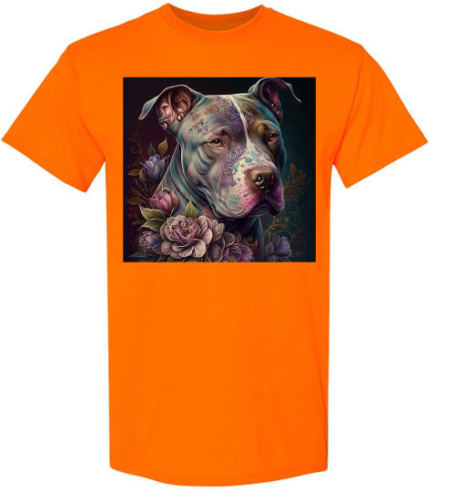 Pit Bull Dog Graphic Tee Shirt Top T-Shirt