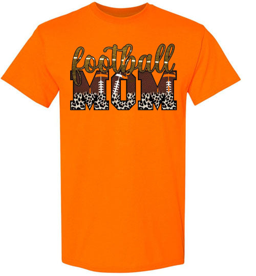 Football Mom Sports Football Graphic Tee Shirt Top