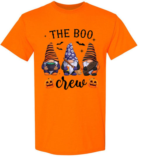 The Boo Crew Gnome Halloween Tee Shirt Top