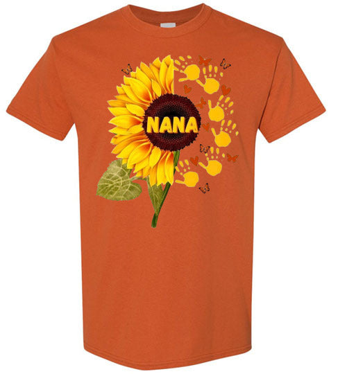 Nana Sunflower Graphic Tee Shirt Top