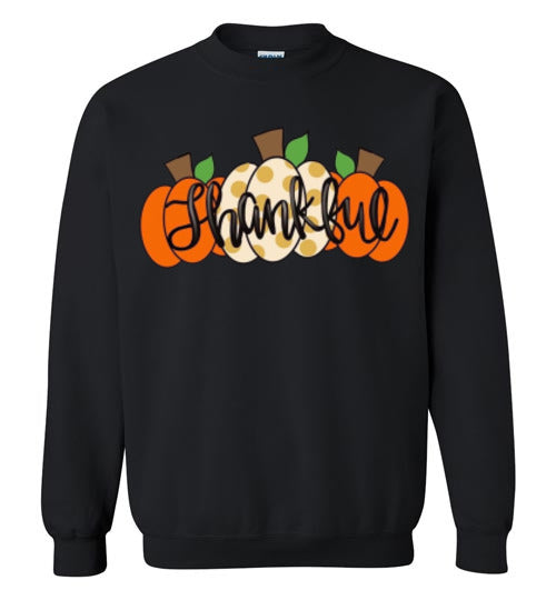Thankful Pumpkins Sweatshirt Fall Top