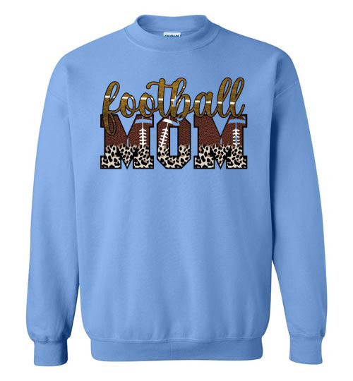 Football Mom Sports Graphic Sweatshirt Top Shirt