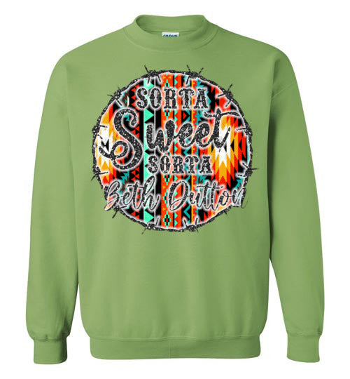 Sort Of Sweet Sort Of Beth Dutton Graphic Sweatshirt Top Shirt
