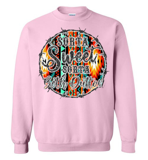 Sort Of Sweet Sort Of Beth Dutton Graphic Sweatshirt Top Shirt