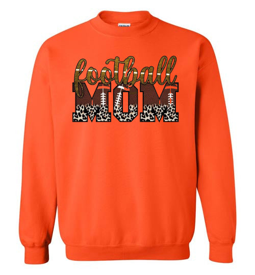 Football Mom Sports Graphic Sweatshirt Top Shirt