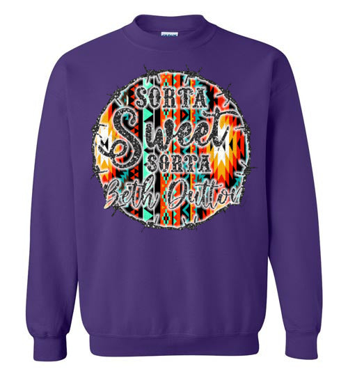 Sort Of Sweet Sort Of Beth Dutton Graphic Sweatshirt Top Shirt