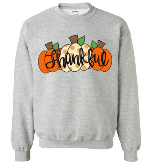 Thankful Pumpkins Sweatshirt Fall Top