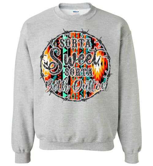 Sort Of Sweet Sort Of Beth Dutton Graphic Sweatshirt Top Shirt