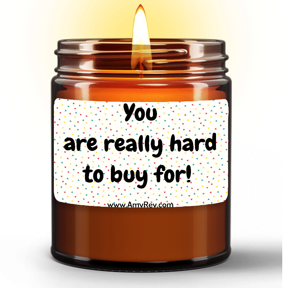 You Are Really Hard To Buy For Natural Wax Candle Gift