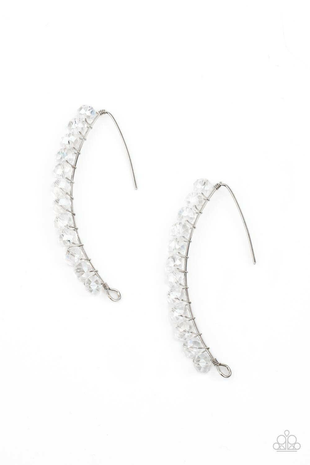 GLOW Hanging Fruit - White Paparazzi Jewelry Accessories 2201